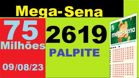 mega sena 2619-1